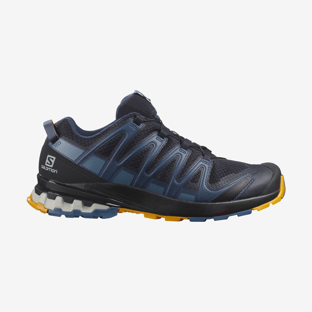 Chaussures De Trail Running Salomon Homme Foncé - Salomon XA PRO 3D V8 - France (7325-UPKIM)